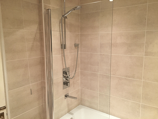 Completed Shower